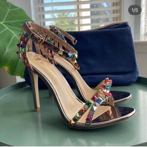 Rainbow Studded Sandal